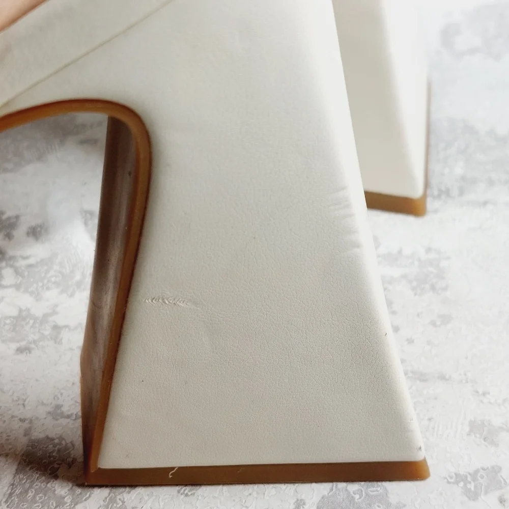 New ABOUND Tracy Ankle Strap Platform Sandal In Ivory T335